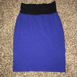 Cotton pencil skirt